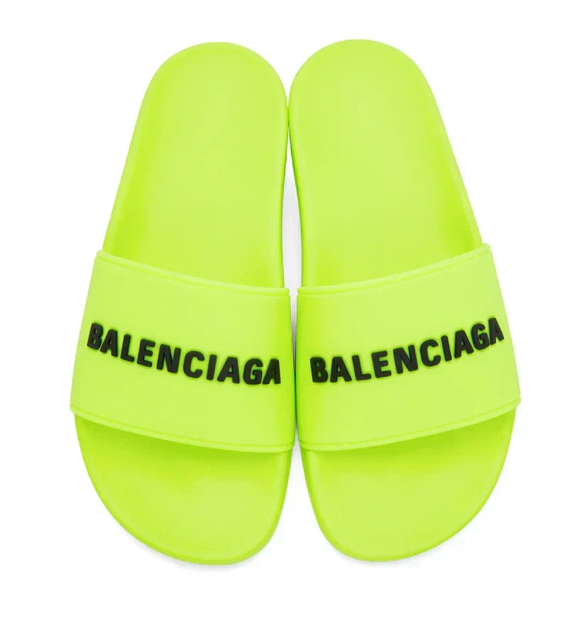 Balenciaga Pool Slides - Lime
